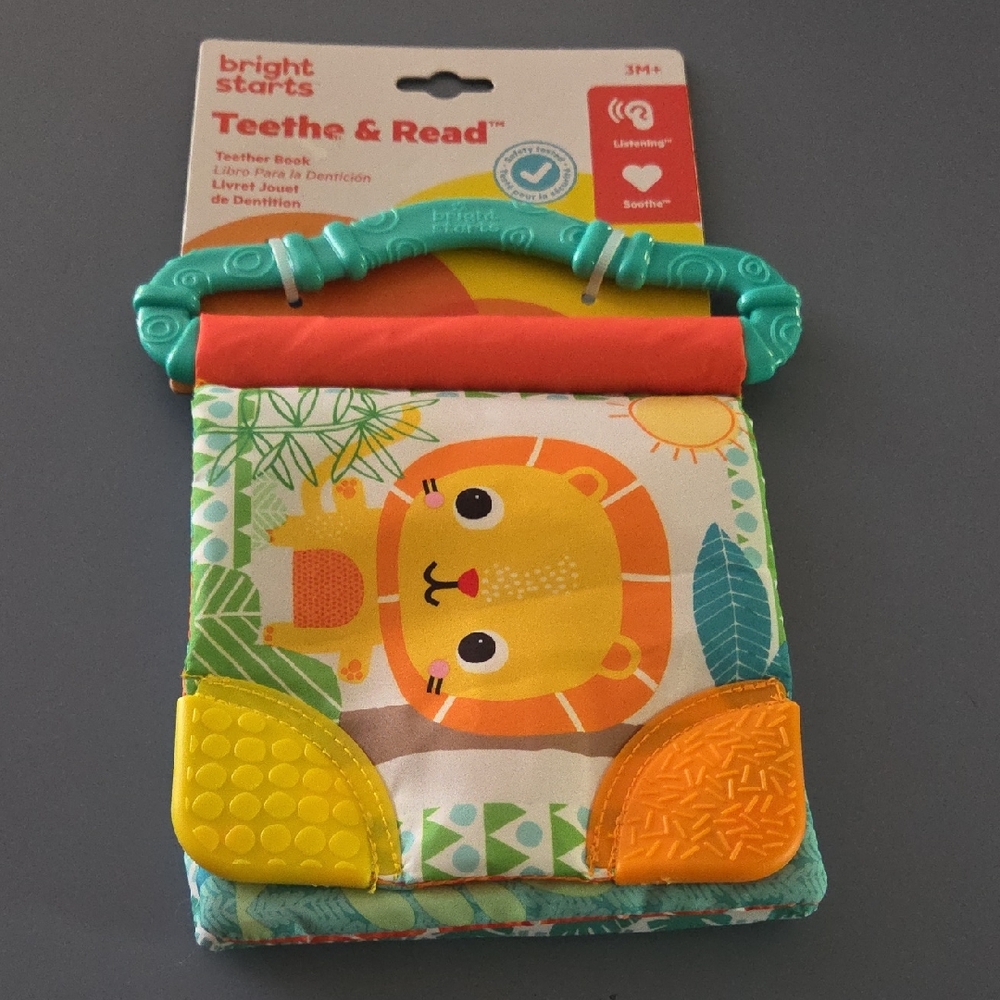 Bright Starts Teethe & Read Toy - Multicolor - Picture 1 of 7